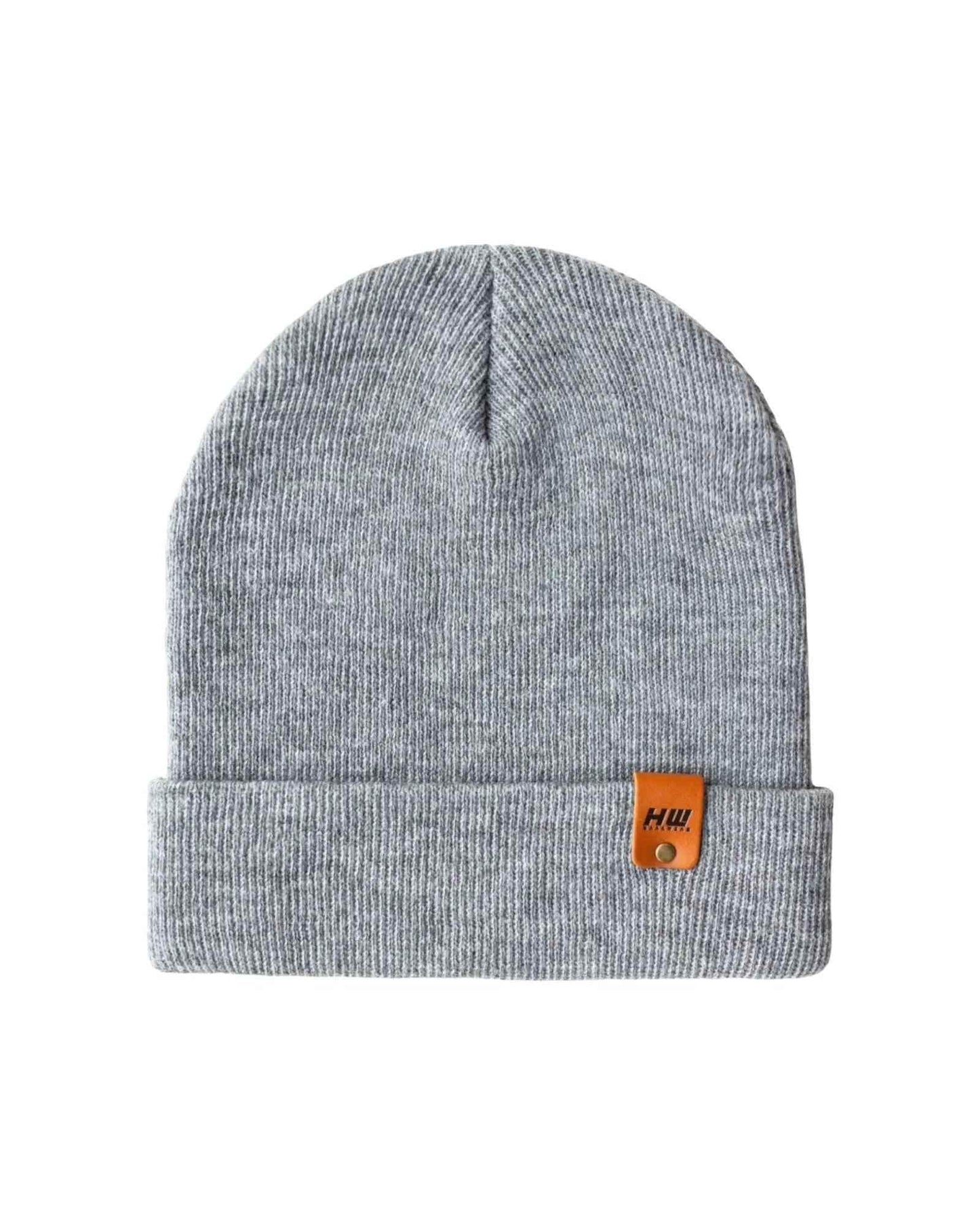 HAAKWEAR Traditional Koala Gray Beanie | Classic Cuffed Knit Hat | Made in USA