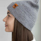 HAAKWEAR Traditional Koala Gray Beanie | Classic Cuffed Knit Hat | Made in USA
