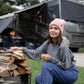 HAAKWEAR Traditional Pearl Pink Beanie | Classic Cuffed Knit Hat | Made in USA