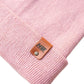 HAAKWEAR Traditional Pearl Pink Beanie | Classic Cuffed Knit Hat | Made in USA