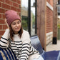 HAAKWEAR Traditional Rusty Burgundy Beanie | Classic Cuffed Knit Hat | Made in USA