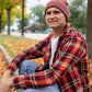 HAAKWEAR Traditional Rusty Burgundy Beanie | Classic Cuffed Knit Hat | Made in USA