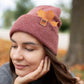 HAAKWEAR Traditional Rusty Burgundy Beanie | Classic Cuffed Knit Hat | Made in USA