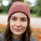 HAAKWEAR Traditional Rusty Burgundy Beanie | Classic Cuffed Knit Hat | Made in USA