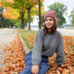 HAAKWEAR Traditional Rusty Burgundy Beanie | Classic Cuffed Knit Hat | Made in USA