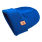 HAAKWEAR Traditional Sapphire Blue Beanie | Classic Cuffed Knit Hat | Made in USA