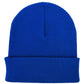 HAAKWEAR Traditional Sapphire Blue Beanie | Classic Cuffed Knit Hat | Made in USA