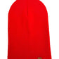 HAAKWEAR Traditional Scarlet Red Beanie | Classic Cuffed Knit Hat | Made in USA