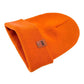 HAAKWEAR Traditional Tiger Orange Beanie | Classic Cuffed Knit Hat | Made in USA