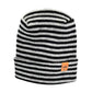 HAAKWEAR H Stitch RORO Cuffed Beanie (Patented Design) Black / Gray, Made in USA