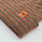 HAAKWEAR H Stitch RORO Cuffed Beanie (Patened Design) Burgundy / Green, Made in USA