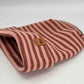 HAAKWEAR H Stitch RORO Cuffed Beanie (Patented Design) Burgundy / Pink, Made in USA