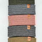HAAKWEAR Traditional Contrast Cuffed Beanie/ Hat - Black / Gray, Made in USA
