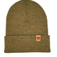 HAAKWEAR Traditional Contrast Cuffed Beanie Hat - Brown / Green, Made in USA