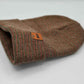 HAAKWEAR Traditional Contrast Cuffed Beanie / Hat - Burgundy / Green, Made in USA