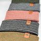HAAKWEAR Traditional Contrast Cuffed Beanie / Hat - Burgundy / Pink, Made in USA