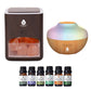 Pursonic Himalayan Salt Lamp & Aromatherapy Diffuser Wellness Set by Pursonic