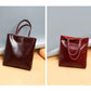 Real Genuine Leather Women's Shoulder Bags | Large Capacity Female Fashion Office Retro Handbag (Cow Leather, Big Bags for Women)