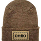 H Stitch Beanie, Ohio Cookie Knit Hat