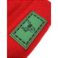 H Stitch Beanie, Reindeer Christmas Red Beanie