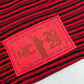 H Stitch Cuffed Beanie, Black and Red Contrast, New Year 2025 Limited Edition