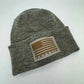 H Stitch Cuffed Beanie, Veterans Collection