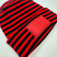 Haakwear Los Angeles Beanie, H Stitch Beanie, Black and Red RoRo