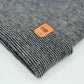 Haakwear H Stitch Fusion Cuffed Beanie / Hat (Patented Design) Black / Gray, Made in USA