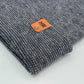 Haakwear H Stitch Fusion Cuffed Beanie / Hat (Patened Design) Gray / Denim, Made in USA