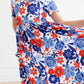 SALE Happy 4th Floral Floral S/S Pocket Twirl Dress