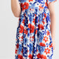 SALE Happy 4th Floral Floral S/S Pocket Twirl Dress