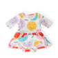 Happy Days 3/4 Sleeve Twirl Bodysuit