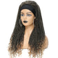 Long 22" Goddess Locs Headband Wig | Curly Ends | Soft Faux Locs | Synthetic Braids | For Women