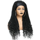Long 22" Goddess Locs Headband Wig | Curly Ends | Soft Faux Locs | Synthetic Braids | For Women