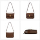 Women's Bag Luxury Brand | New Fashion Shoulder & Crossbody Square Bags (Designer Split Leather Tote Handbag with Lock)