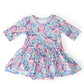 Head in the Clouds 3/4 Sleeve Twirl Bodysuit