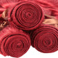 Brazilian Body Wave Bundles | Red Burgundy Human Hair Extensions (1/3/4 Pcs Weave Deals)