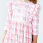 Heirloom Garden 3/4 Sleeve Ruffle Twirl Dress