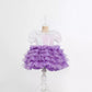 Helena White & Lilac Party Dress