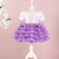 Helena White & Lilac Party Dress