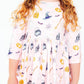 Hey Boo 3/4 Sleeve Pocket Twirl Dress