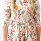 Holly Jolly Christmas 3/4 Sleeve Pocket Twirl Dress