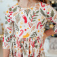 Holly Jolly Christmas 3/4 Sleeve Pocket Twirl Dress