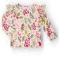 Holly Jolly Christmas L/S Ruffle Tee
