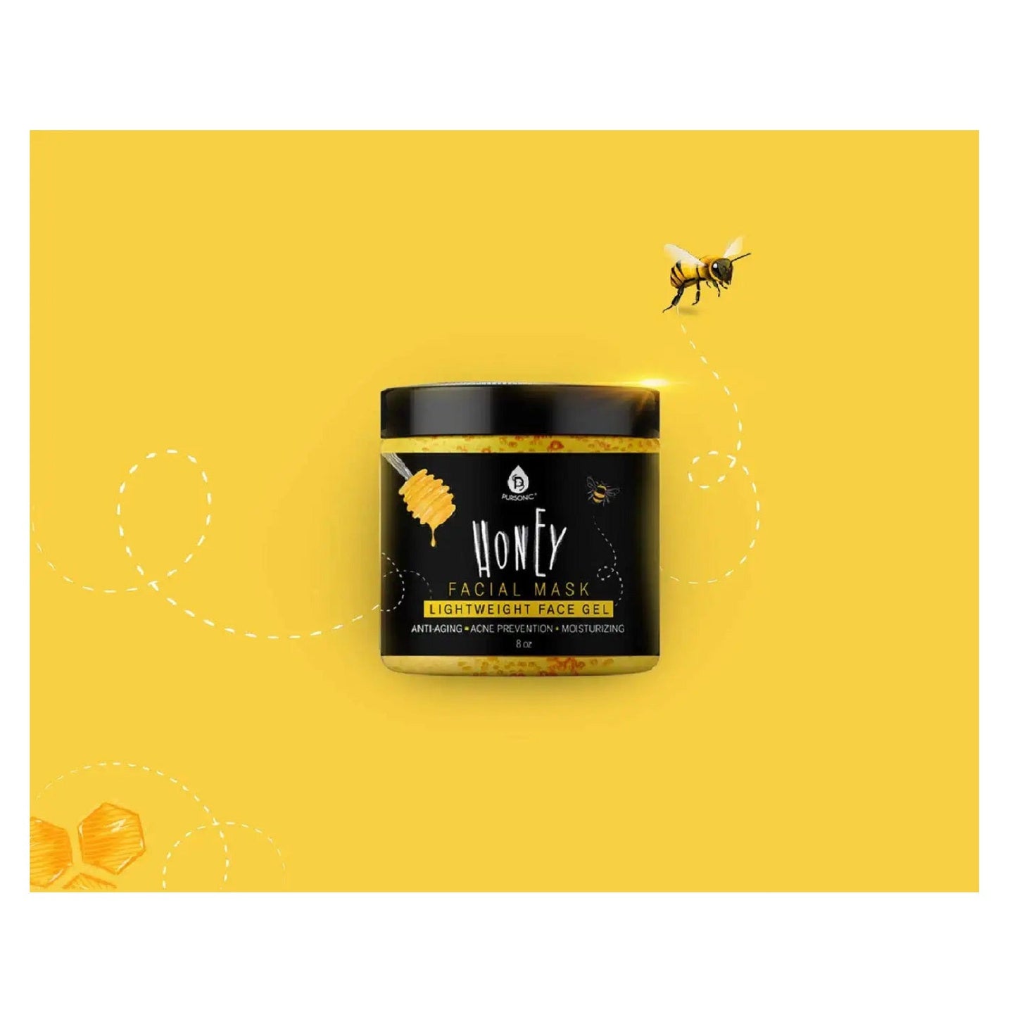 Honey Facial Mask 8 Oz by Pursonic