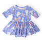 Hop, Skip & Twirl 3/4 Sleeve Twirl Bodysuit