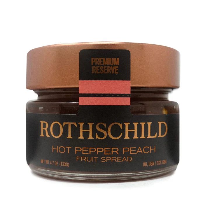 Robert Rothschild Farm Peach & Hot Pepper Fruit Spread (Pack of 12 - 4.7 oz)