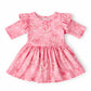 Howdy 3/4 Sleeve Flutter Twirl Bodysuit