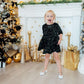 Hunter Green Velvet Sequin Dress