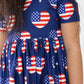 I Heart the USA S/S Pocket Twirl Dress